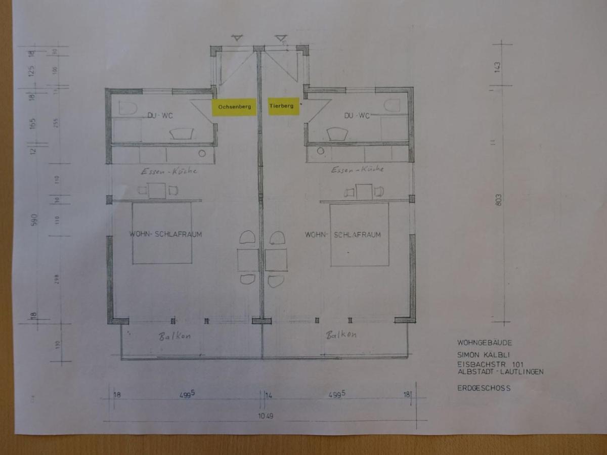 Ferienhaus Albzeit Albstadt Eksteriør bilde